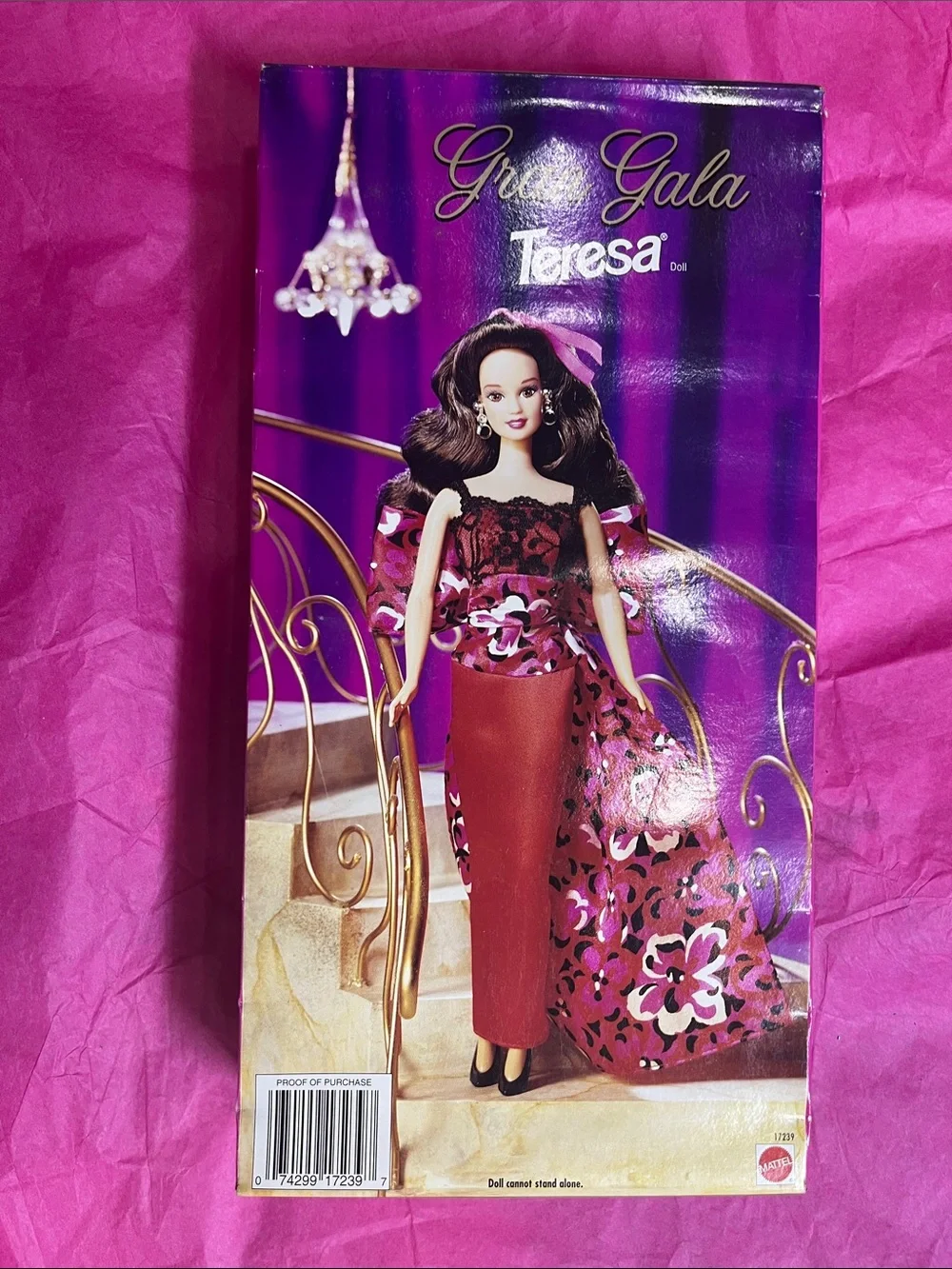 Mattel Gran Gala Teresa Doll in Red and Magenta Gown